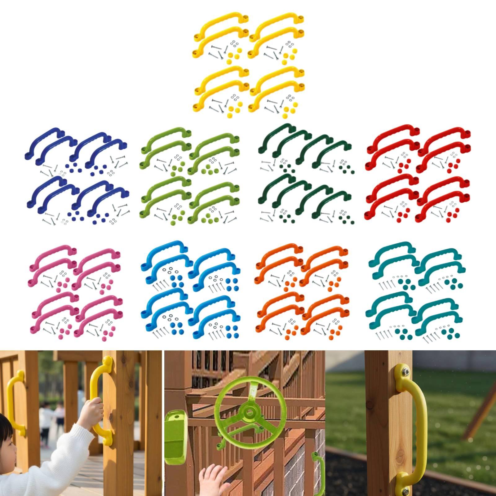 Kids Outdoor Climbing Frame - Set di 8 Maniglie per Struttura