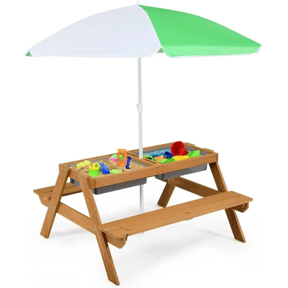 Tavolo da Picnic 4-in-1 in Leg - Kids Outdoor Furniture Set recensione e prezzo