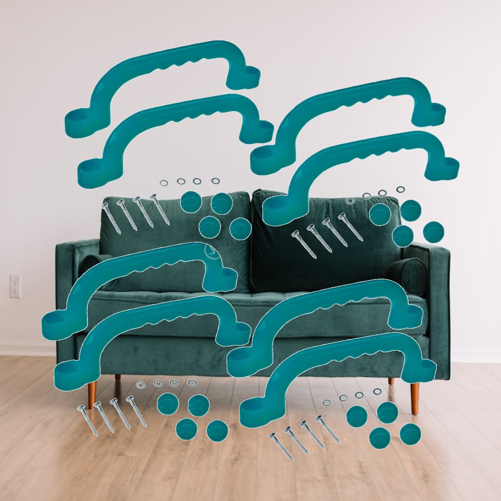 Set di 8 Maniglie per Arrampic - Kids Outdoor Climbing Frame recensione e prezzo