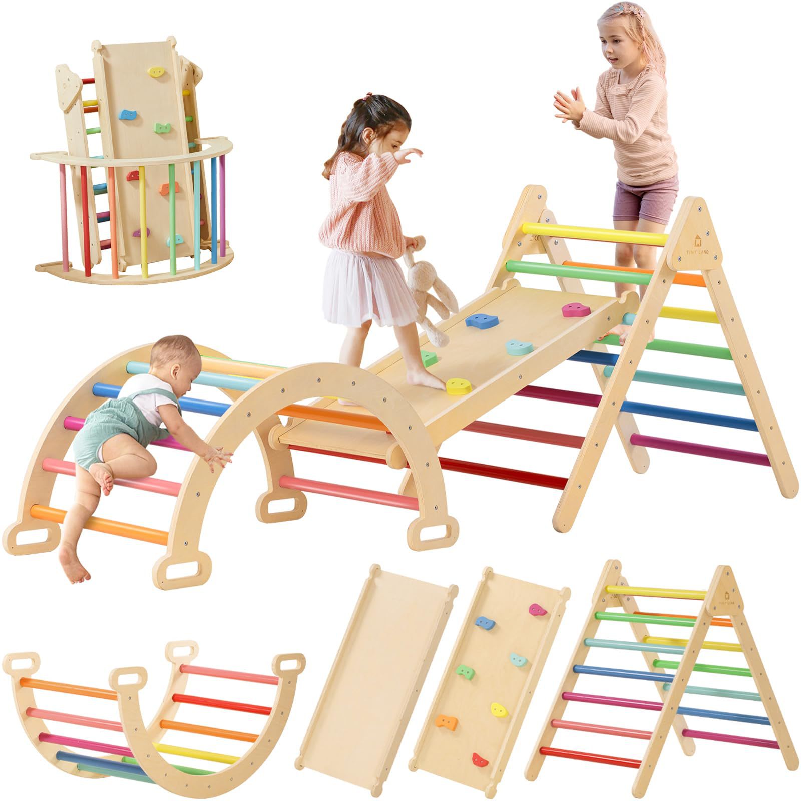 Struttura per Arrampicata in L - Kids Outdoor Climbing Frame recensione e prezzo